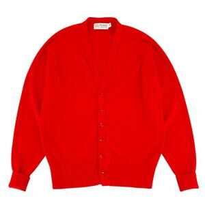 80s red cardigan sweater 1980s vintage